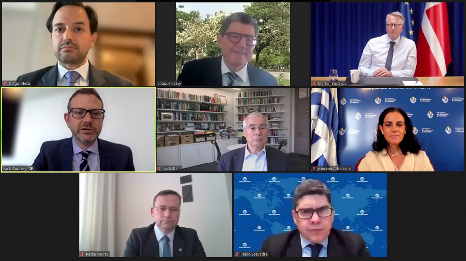 Panel de actividad de la Coalición de Ministros por el Cambio Climático “Fortalecimiento del papel de los ministerios de finanzas en el impulso de la acción climática".