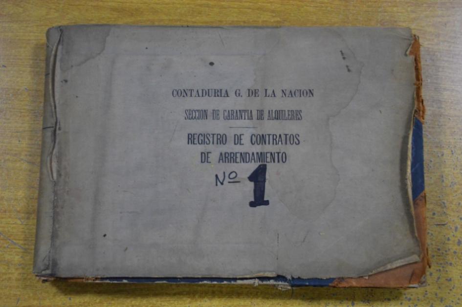 Foto 17 - Primer libro de registro de contratos de alquiler de viviendas de la CGN Foto 17 - Primer libro de registro de contratos de alquiler de viviendas de la CGN