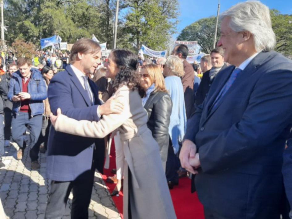 Presidente Luis Lacalle Pou, ministra Azucena Arbeleche Acto en Florida