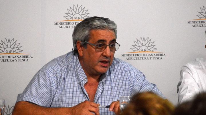 Lanzamiento de proyecto GRP en Ministerio de Ganadería Alberto Castelar, Subsecretario del MGAP