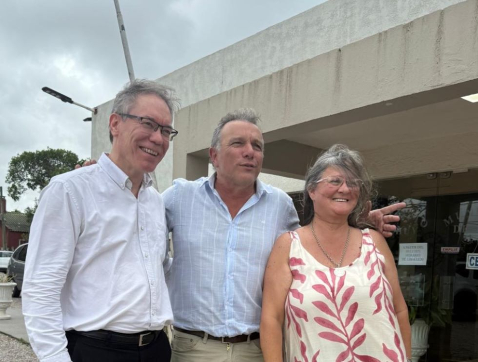 Subsecretario Martín Vallcorba, intendente de Rocha Alejo Umpiérrez, alcaldesa de Chuy Raquel Nieves Subsecretario Martín Vallcorba, intendente de Rocha Alejo Umpiérrez, alcaldesa de Chuy Raquel Nieves