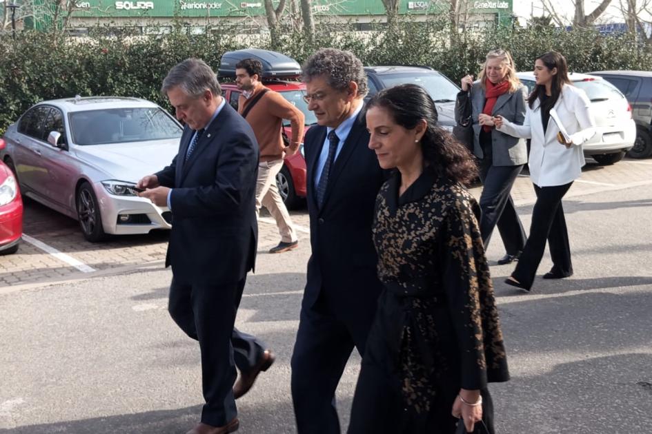 Omar Paganini, Fernando Blanco y Azucena Arbeleche