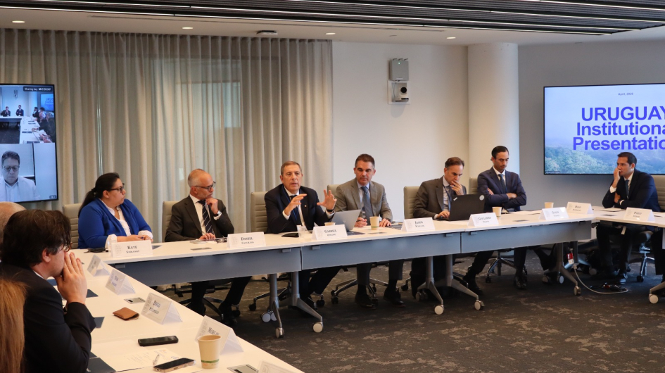 Ministro Oddone en las Reuniones de Primavera del Fondo Monetario Internacional y el Banco Mundial