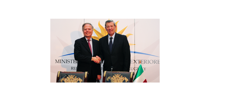 Enzo Moavero Milanesi y Rodolfo Nin Novoa Foto de Enzo Moavero Milanesi y Rodolfo Nin Novoa