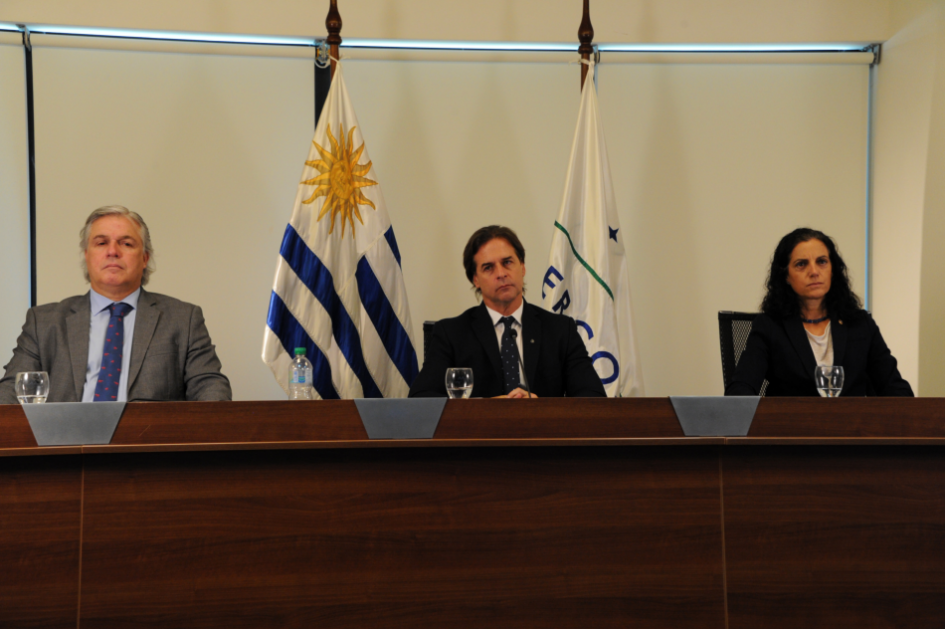 Enrique Delgado, Francisco Bustillo, Luis Lacalle Pou y Azucena Arbeleche Enrique Delgado, Francisco Bustillo, Luis Lacalle Pou y Azucena Arbeleche