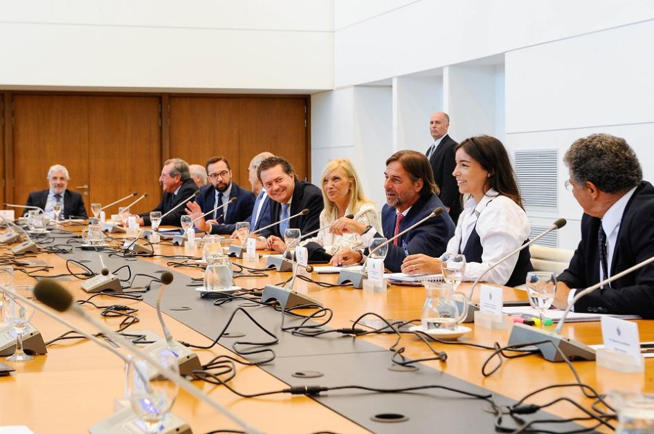 Presidente Lacalle Pou durante Consejo de ministros Presidente Lacalle Pou durante Consejo de ministros
