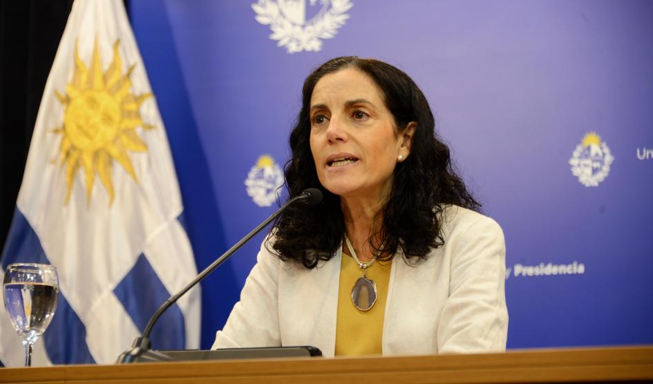 Ministra de Economía Azucena Arbeleche El gobierno cumplió proyecciones