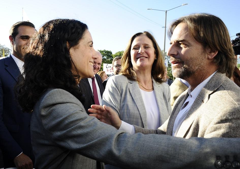 Azucena Arbeleche y Luis Lacalle Pou