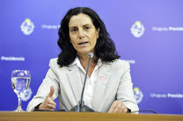 Conferencia de prensa Auditorías Ministra de Economía y Finanzas Azucena Arbeleche