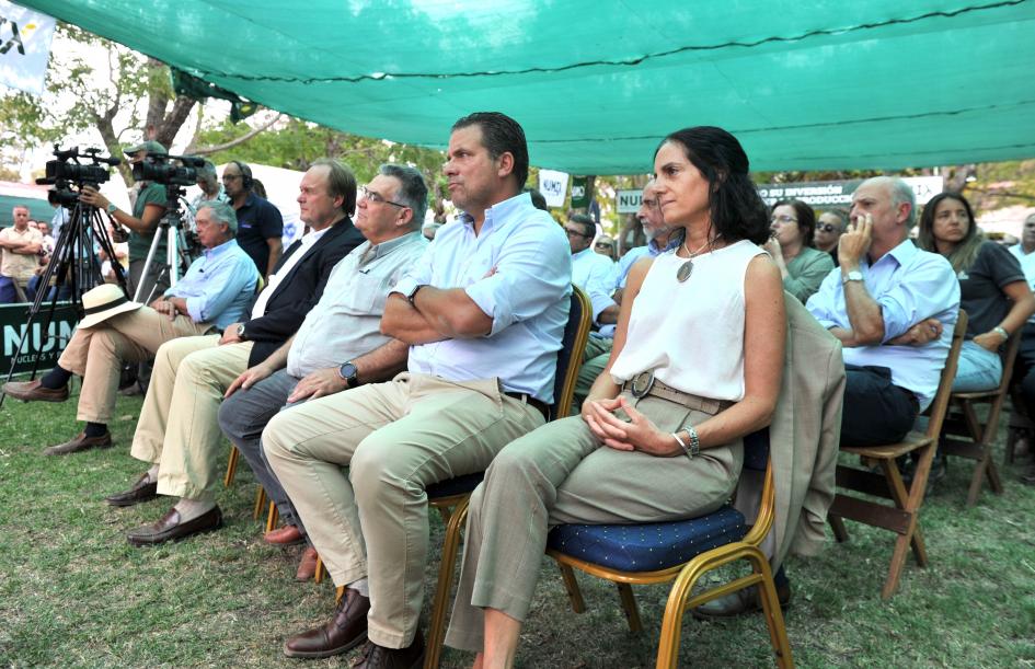 Ministra Arbeleche en la inauguración de la Expo Durazno Expo Durazno