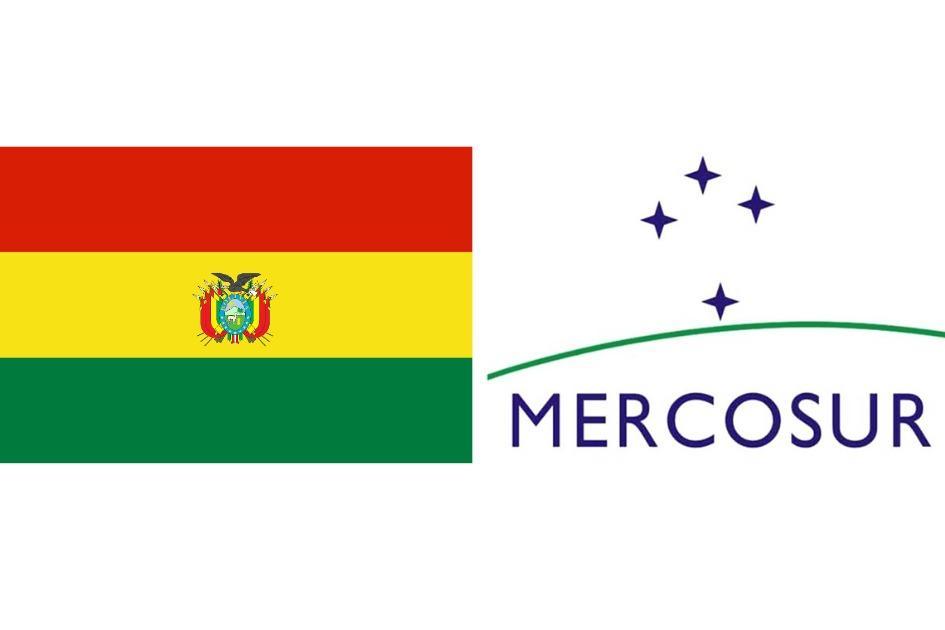 MERCOSUR - Bolivia Bandera de Bolivia y logo del MERCOSUR