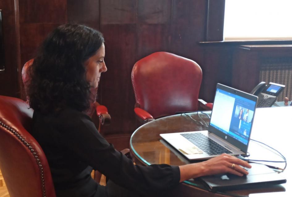 Ministra de Economía y Finanzas Azucena Arbeleche Jornadas Tributarias 2021