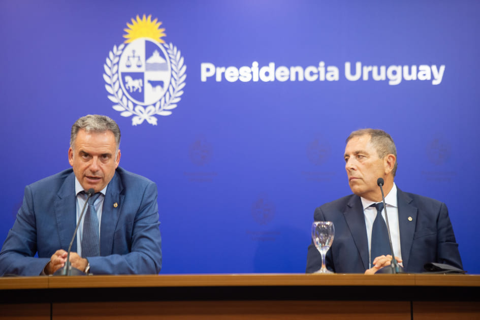 ministro Gabriel Oddone y presidente Yamandú Orsi