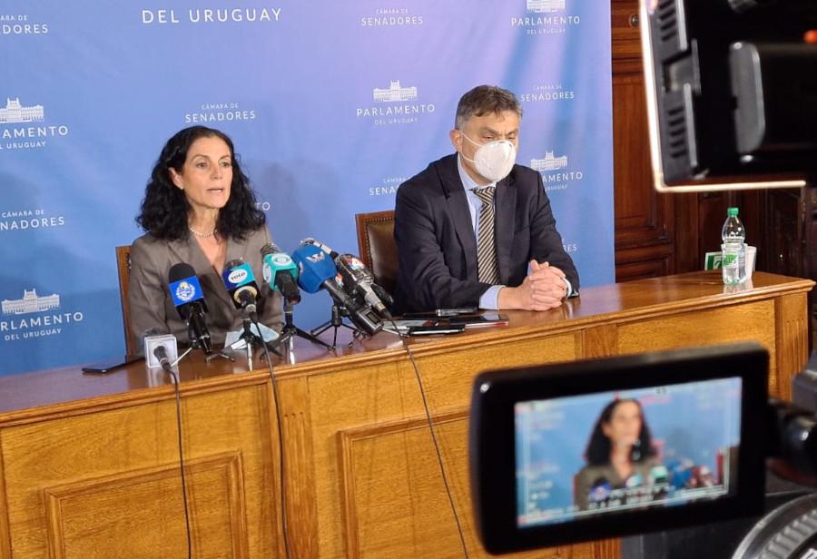 Presentación de Rendición de Cuentas 2020 Ministra Azucena Arbeleche y director de OPP Isaac Alfie