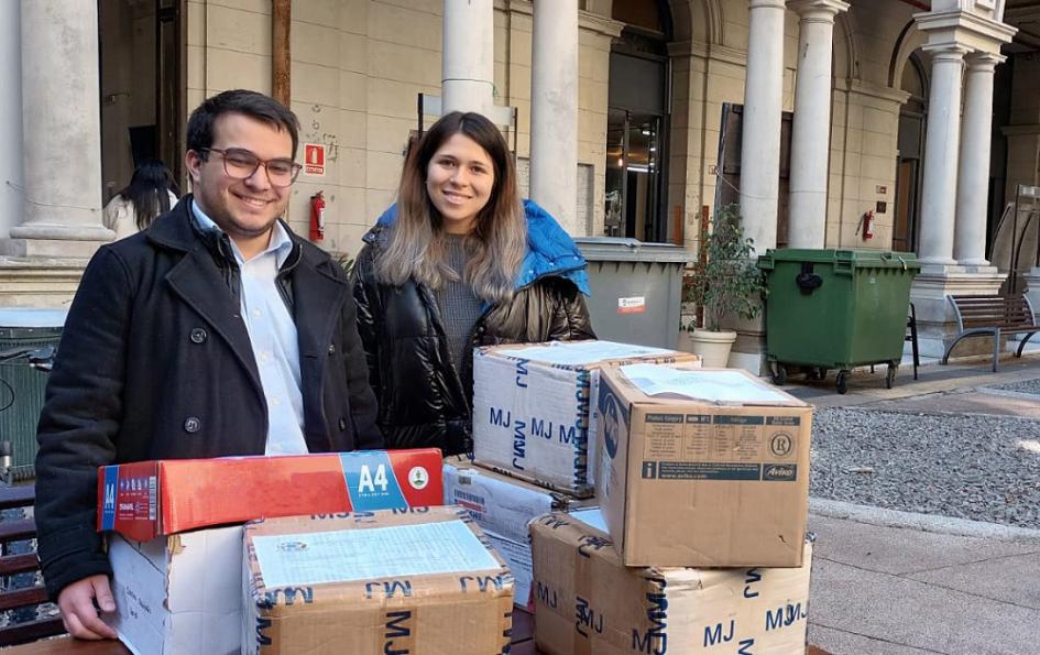 UDECO realiza donación a Centro de Estudiantes de Facultad de Derecho (UDELAR)