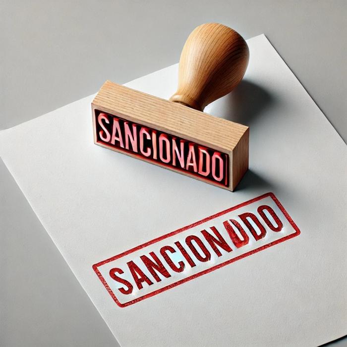 Sello de sancionado