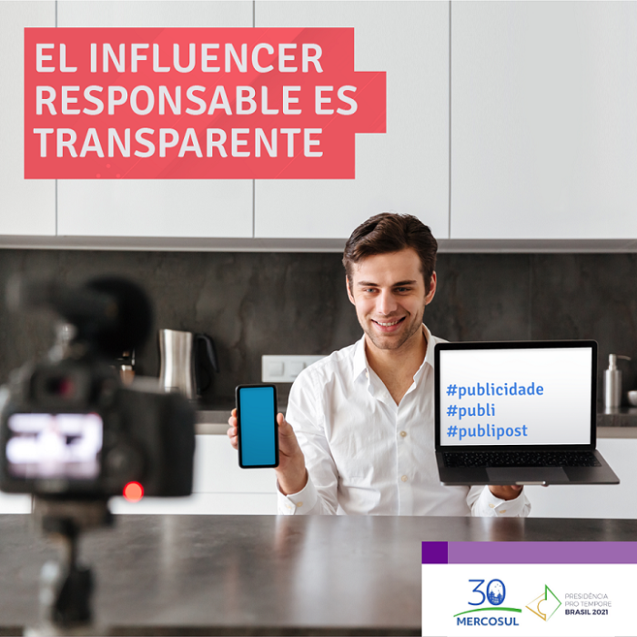 El influencer responsable es transparente