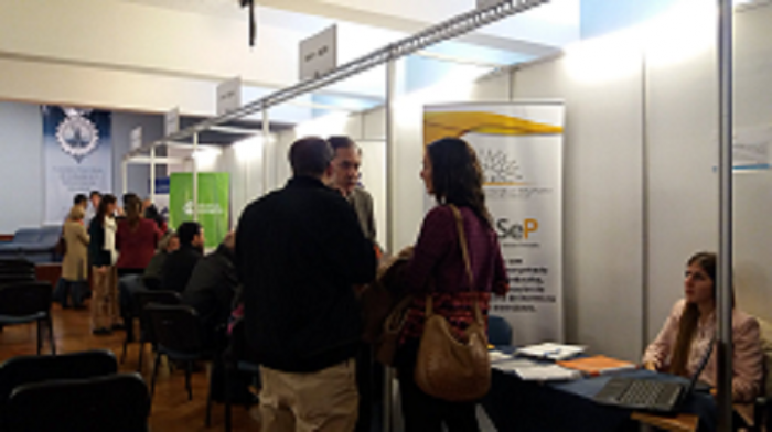 Stand de Unasep en feria de Colonia