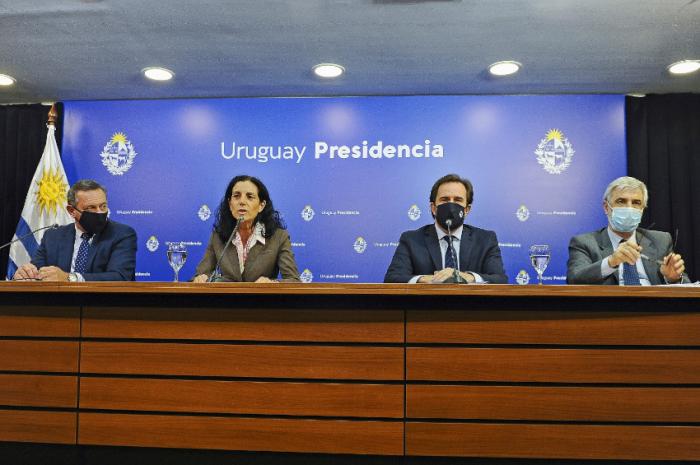 Conferencia de prensa: Delgado, Arbeleche, Cardoso, Irastorza Medidas para promover la actividad turística