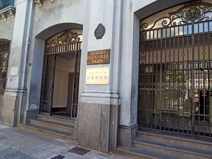 Fachada de la Auditoría Interna de la Nación