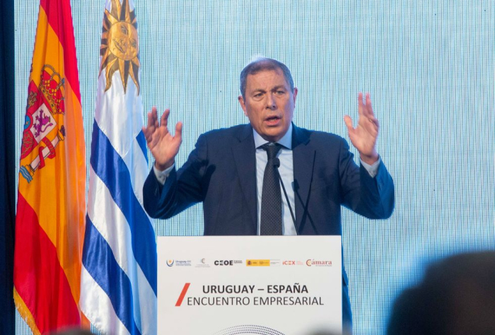 Ministro de Economía Gabriel Oddone Reunión con empresarios españoles