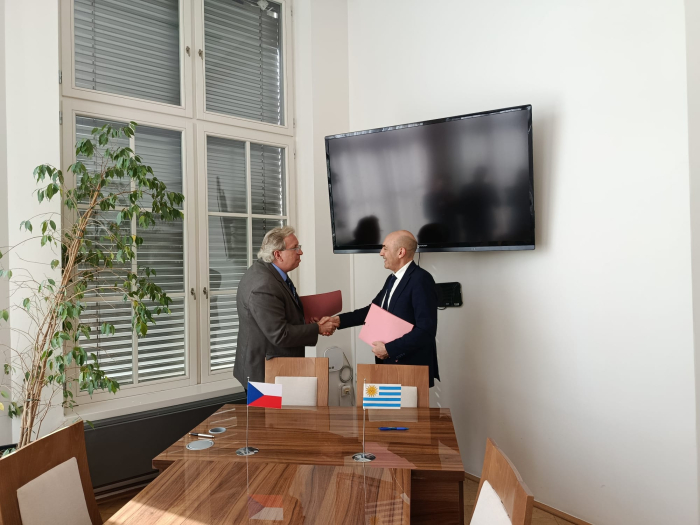 Václav Zíka (República Checa) y Álvaro Romano (Uruguay) Václav Zíka (República Checa) y Álvaro Romano (Uruguay)
