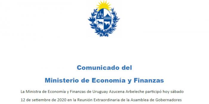 Comunicado del MEF