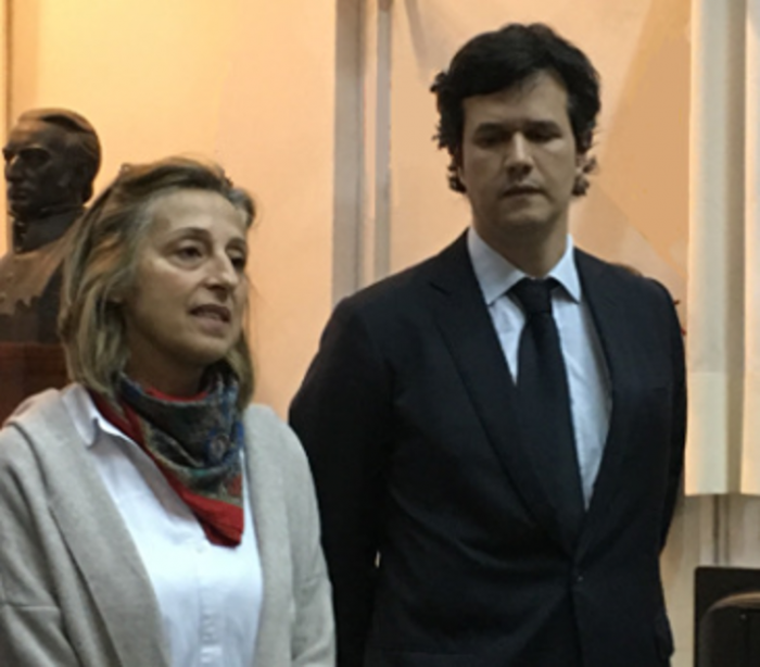 Ec.Rosa Osimani y Dr. Álvaro Fuentes Ec.Rosa Osimani y Dr. Álvaro Fuentes