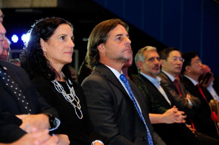 Ministra Azucena Arbeleche, presidente Lacalle Pou Día de la Exportación