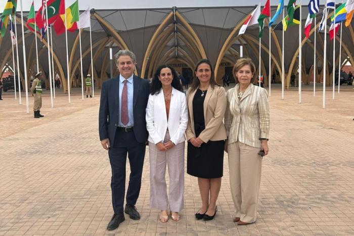 Herman Kamil, Azucena Arbeleche, Carolina Saizar e Inés Bustillo