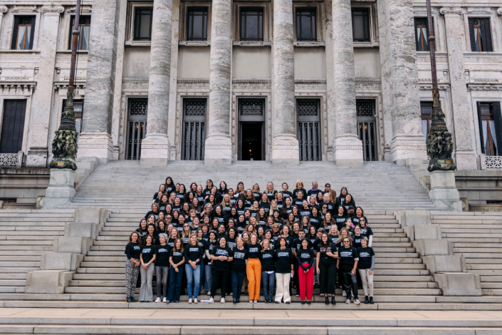Foto colectiva campaña “Mi Autonomía. La autonomía económica de las mujeres”
