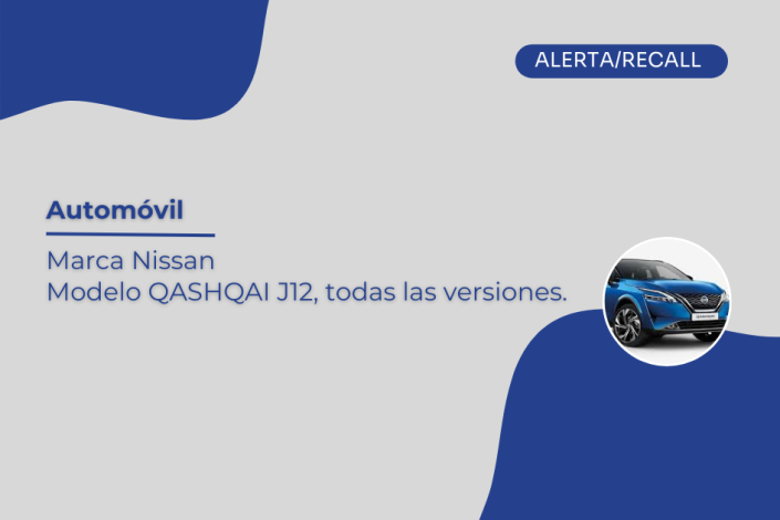 Imagen de automóvil Nissan y título de la noticia