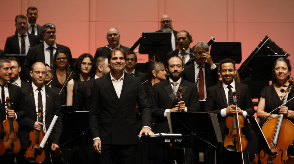 Integrantes de la Orquesta Sinfónica del Sodre