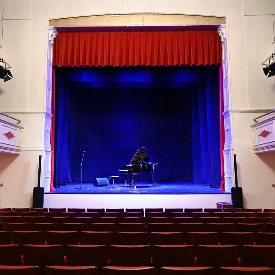 Plano general de un teatro