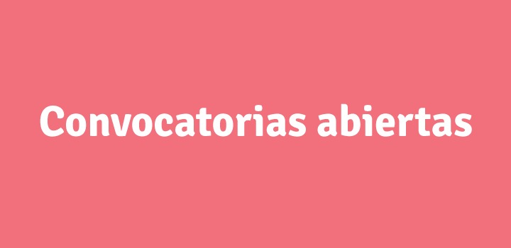 convocatorias abiertas