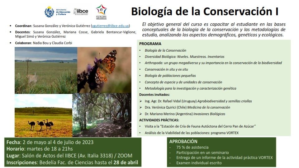 Biología Conservación I