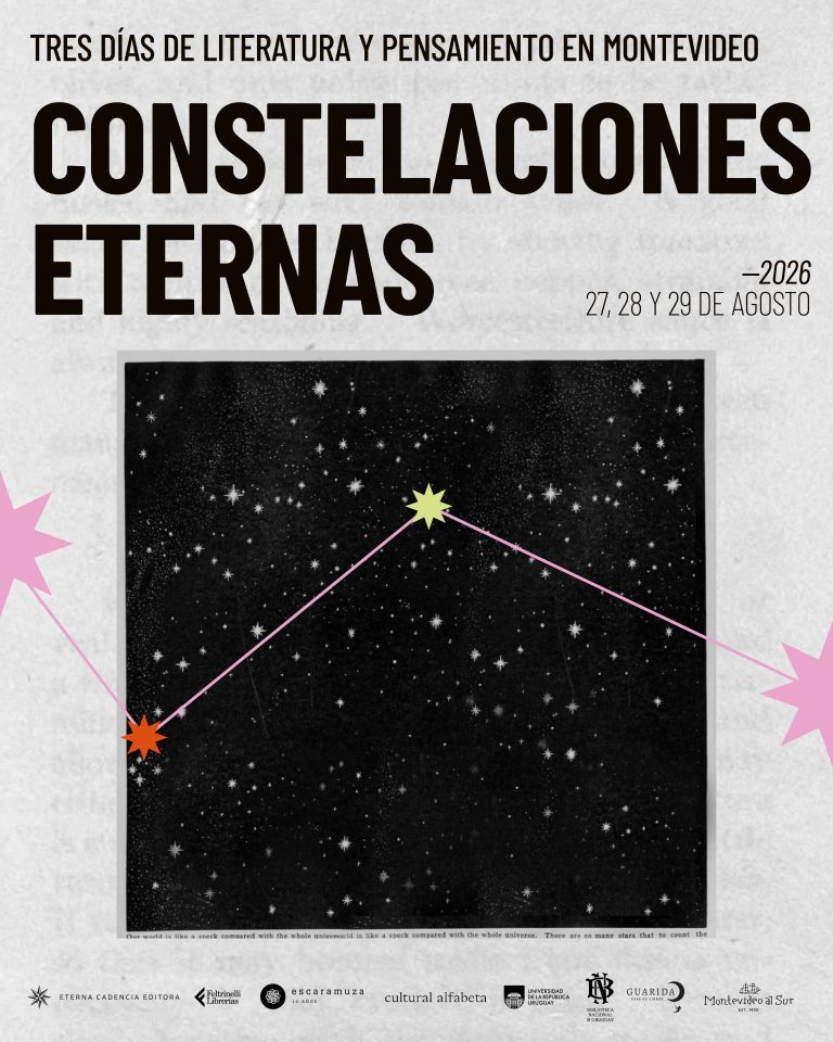 Afiche del Festival de literatura y pensamiento “Constelaciones Eternas”