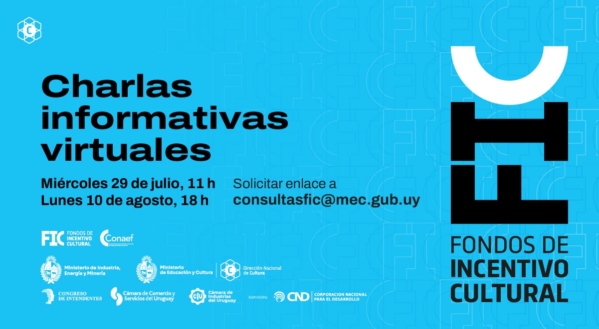 Charlas informativas virtuales - Fondo de Incentivo Cultural