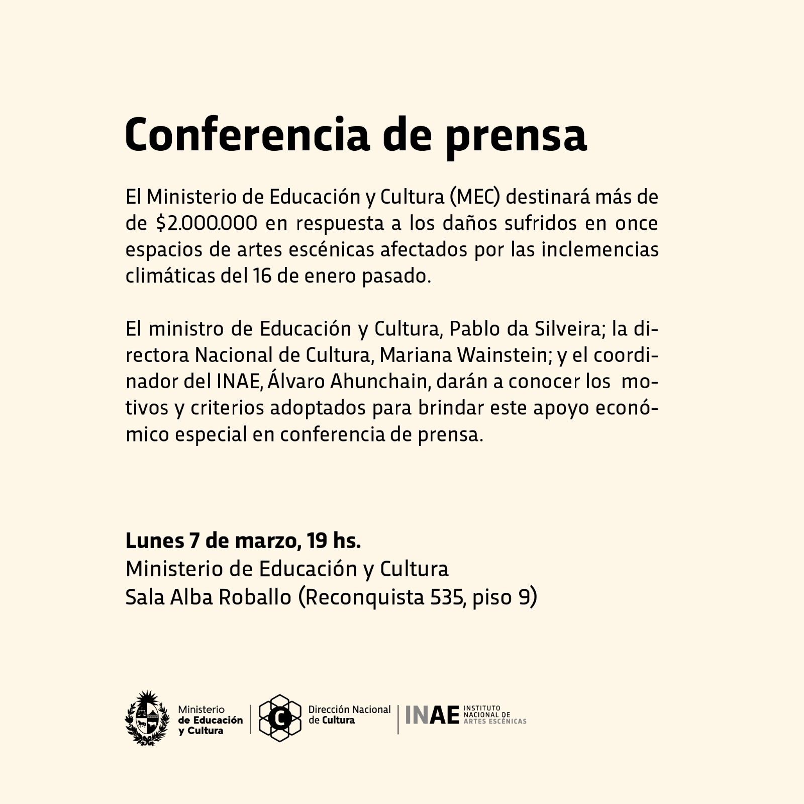 Conferencia de prensa 