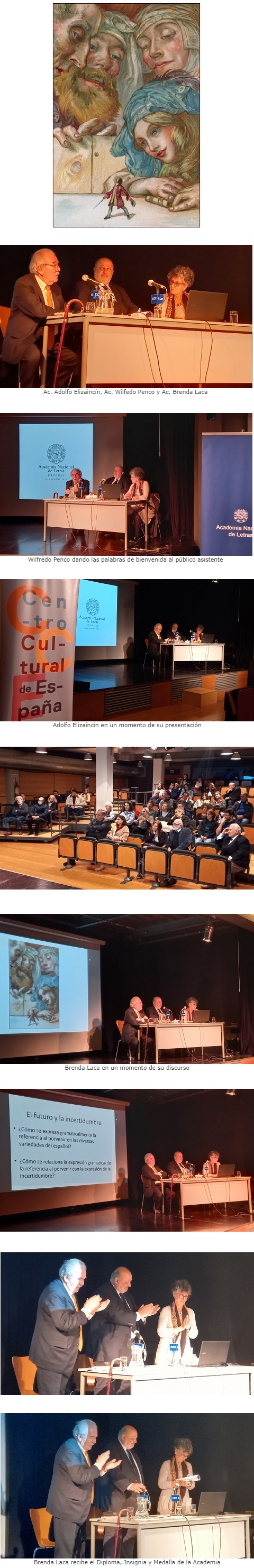 Fotos de la Ceremonia de incorporación de Brenda Laca como académico de número