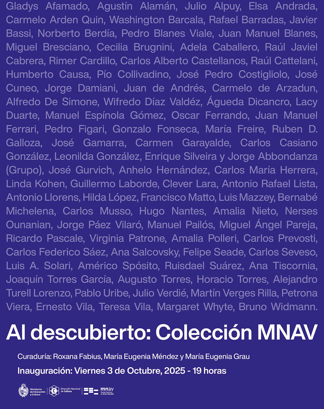 Inauguración de la exposición «Al descubierto Colección MNAV»