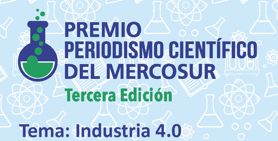 Logo 3era. Edición Premio de Periodismo Científico MERCOSUR