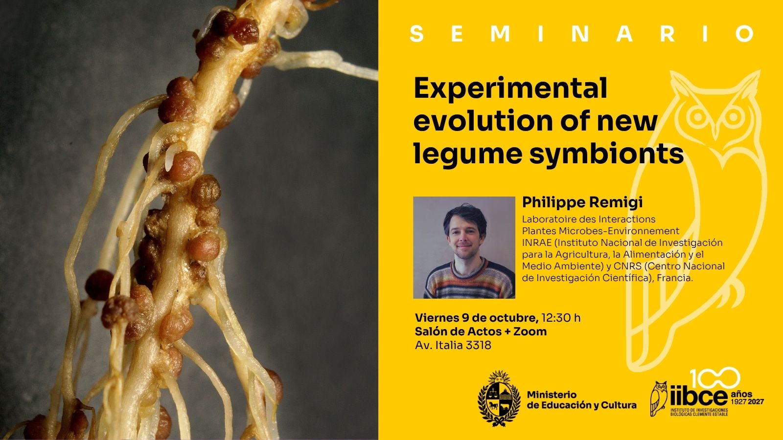 Seminario 9 octubre - Philippe Remigi