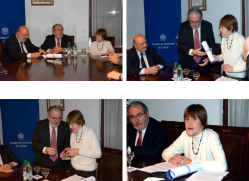 Ceremonia de incorporación de Beatriz Vegh como académica de número
