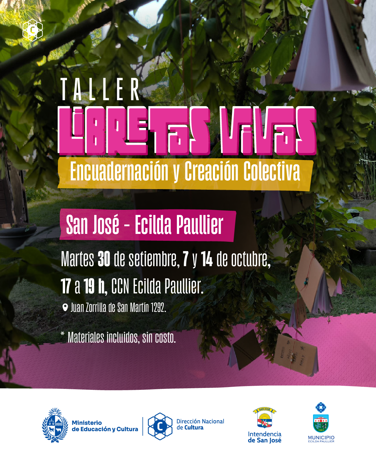 Taller Libretas Vivas – Encuadernación y Creación Colectiva