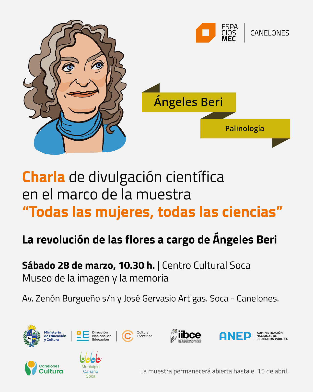 Charla de divulgación científica en el marco de la muestra "Todas las mujeres, todas las ciencias"