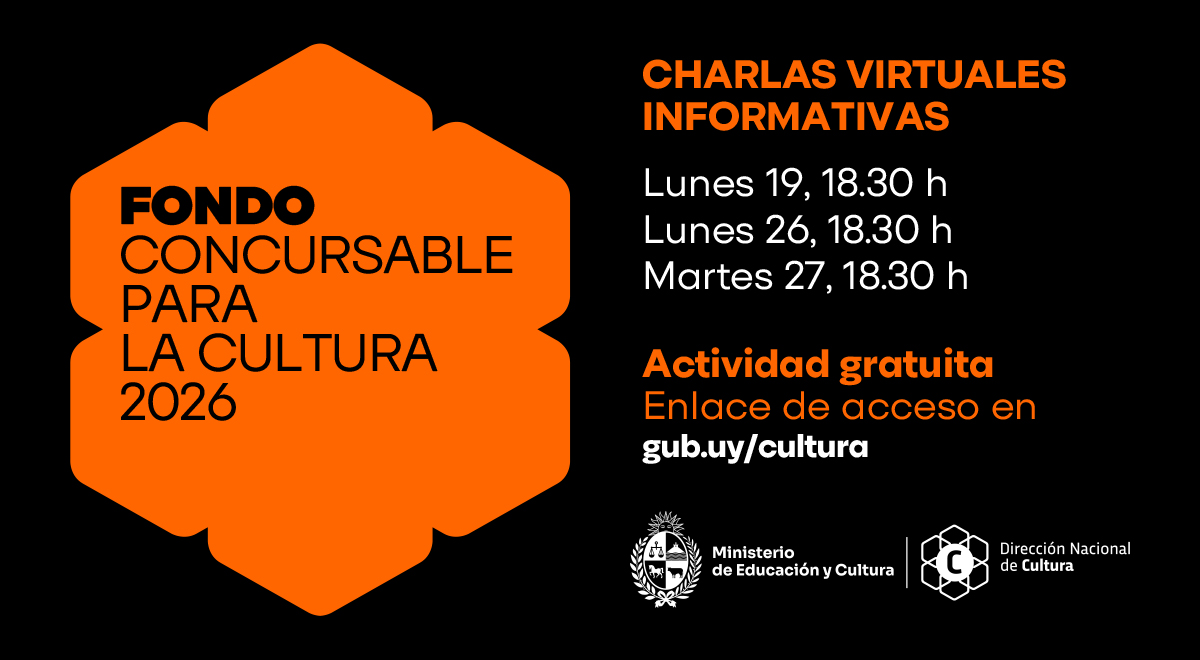 Charlas informativas virtuales | Fondo Concursable para la Cultura 2026