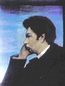"Retrato" obra de Giorgio Chirico, óleo sobre tela.