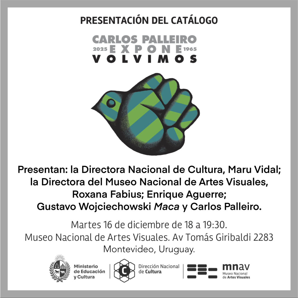 Presentación del catálogo «Carlos Palleiro expone Volvimos 2025-1965»