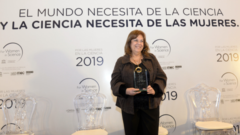 Dra. Mónica Sans, Ganadora del Premio L'Oréal UNESCO 2019